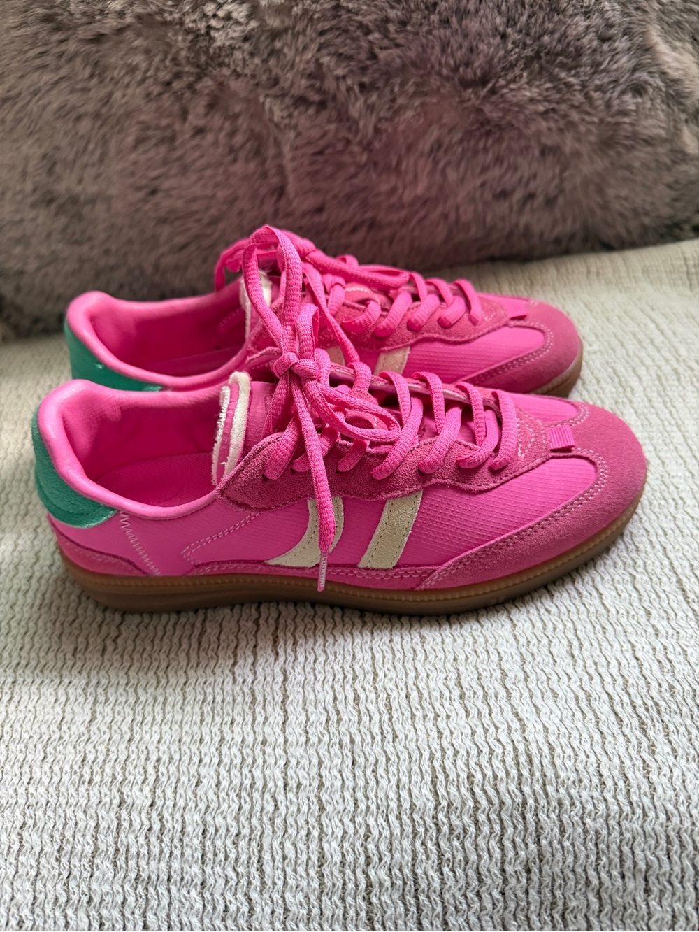 Coolway Pink & Green Women's Sneakers